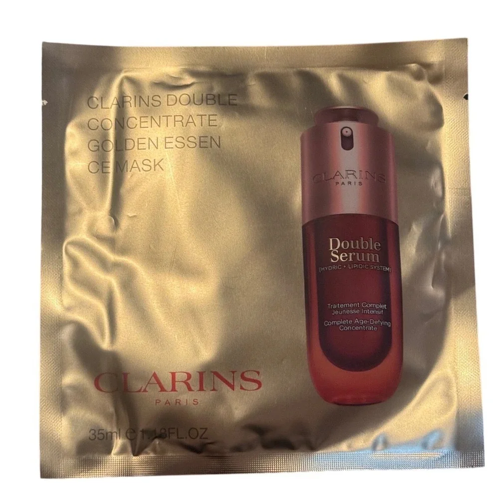 Clarins Double Concentrate Golden Essence Mask Age Defying Serum Mask